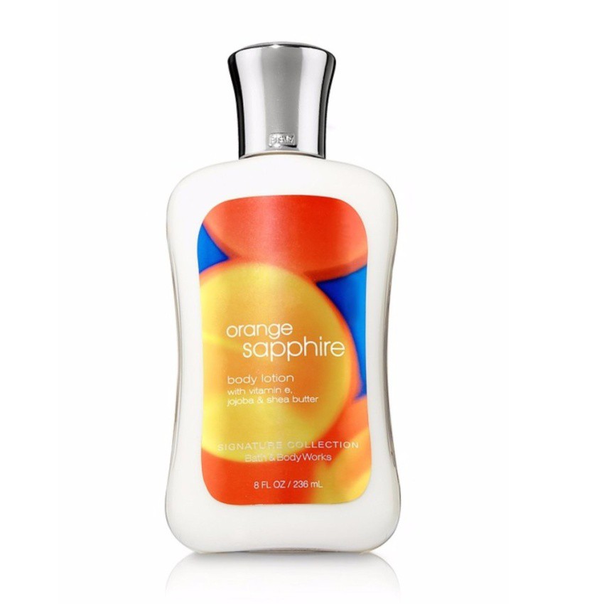 Dưỡng thể giữ ẩm da Bath &amp; Body Works Orange Sapphire body lotion 236ml (Mỹ)