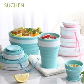 Cốc silicone gấp gọn có khóa dung tích 100 / 200 / 350ml