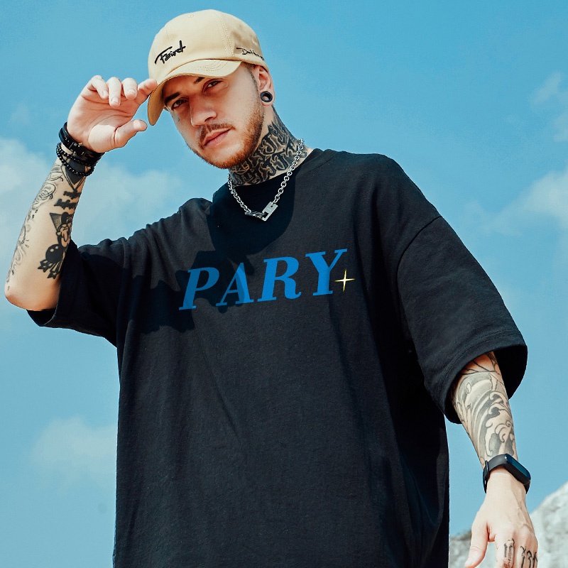 Áo thun tay ngắn cổ tròn in hình chúa Jesus phong cách hip hop đường phố thời trang mùa hè cho nam
