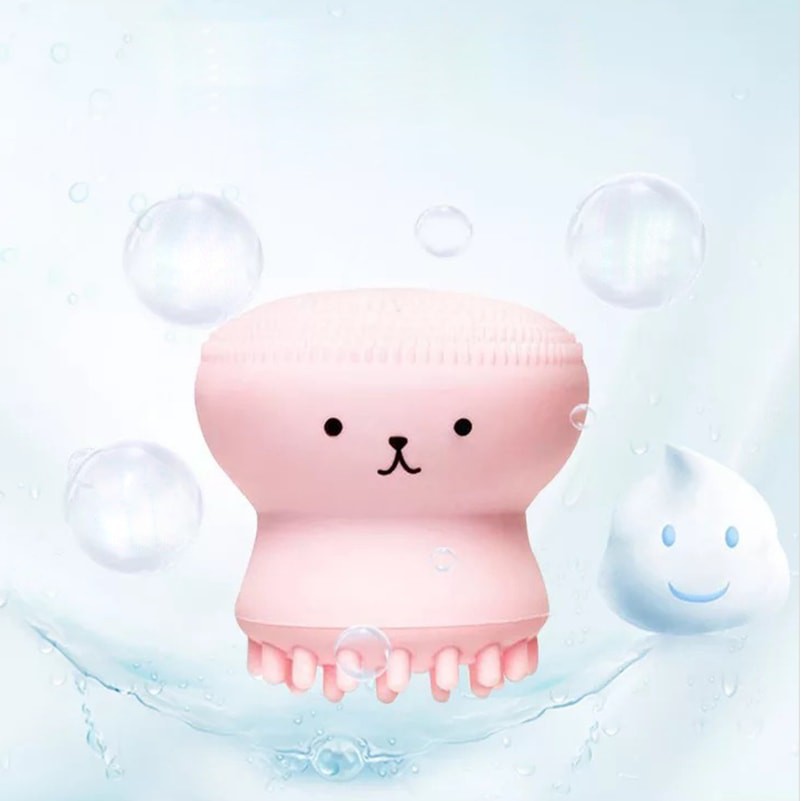 Cọ rửa mặt bạch tuộc tạo bọt xốp rửa sạch massage lỗ chân lông tẩy tế bào chết từ sillicone Etude House Chammart