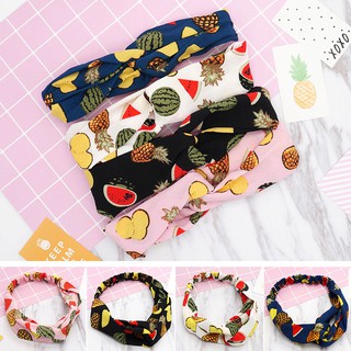 Băng Đô Turban Trái Cây Chất Voan Lạnh Vừa Mát Vừa Mềm Dùng Siêu Thích ^^