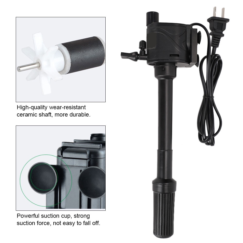 Máy bơm nước cho bể cá điện áp 220-240v đa năng 3 trong 1