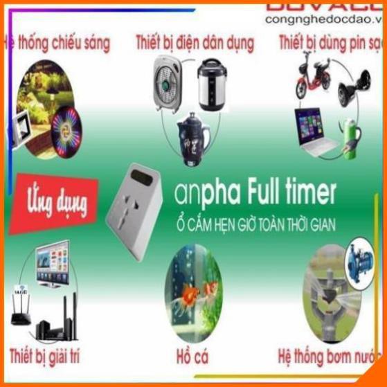 Ổ cắm hẹn giờ toàn thời gian - Anpha Full timer