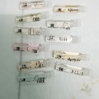 Ống test nước hoa LUA đủ 16 mùi - nhận đơn từ 5 ống