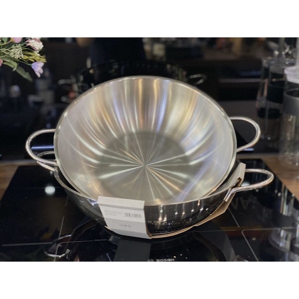 Chảo xào nấu Inox Silit WOK 32cm Chảo sâu lòng