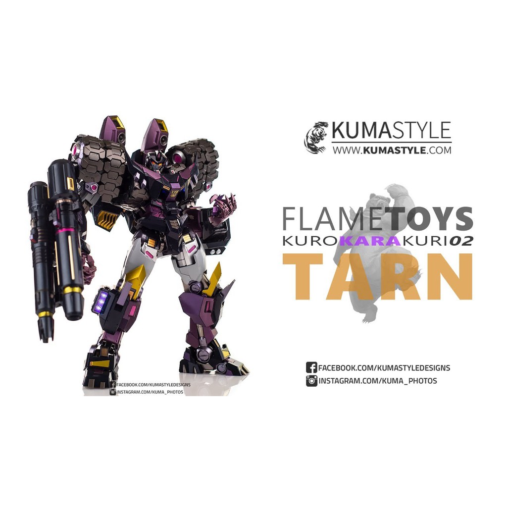 Mô Hình robot nonstran không chuyển đổi TRANSFORMERS FLAMETOY KURO KARA KURI 02 TARN