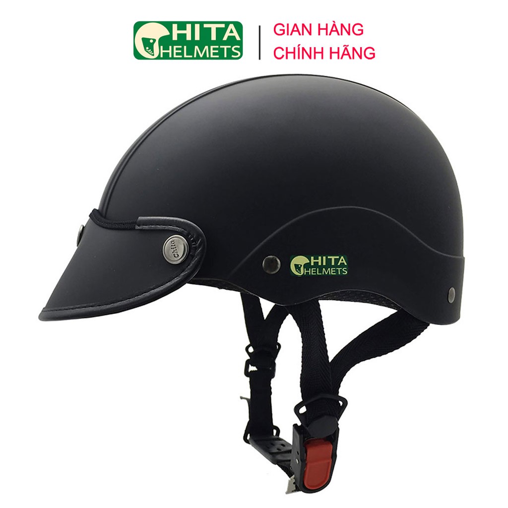 Mũ bảo hiểm thời trang CHITA HELMETS CT31, an toàn, gân mũ mạnh mẽ, lưỡi trai mềm cá tính
