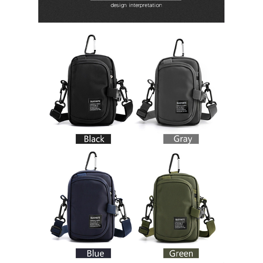 Túi đeo chéo messenger mini đa năng phong cách Hàn Quốc