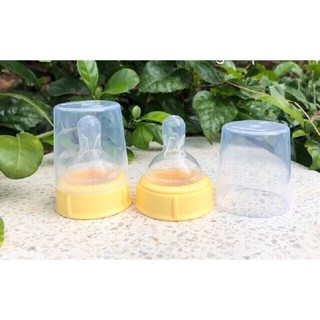 Bộ núm ty cổ bình nắp đậy Medela
