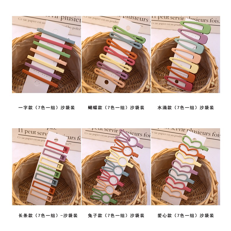 Set Kẹp Tóc Nữ Hình Mỏ Vịt Đáng Yêu