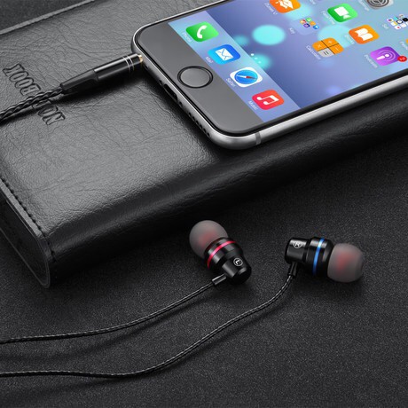 [Mã 2404EL10K giảm 10K đơn 20K] Tai Nghe Cho Điện Thoại Stereo Bass EV2019 Kim Loại Có Dây Âm Thanh Cực Hay