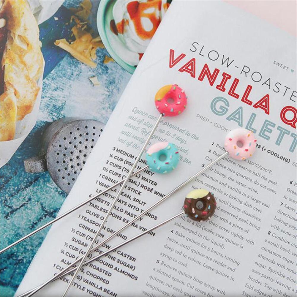 YIYU Muỗng Cà Phê / Nĩa Tráng Miệng Hình Que Kem Thời Trang Chất Lượng Cao