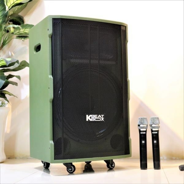 Dàn Karaoke di động ACNOS CB39G - Loa kéo bass 4 tấc - Công suất lên đến 450W - Đầy đủ kết nối bluetooth, AV, USB