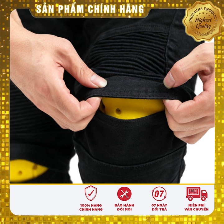Quần giáp motor jean