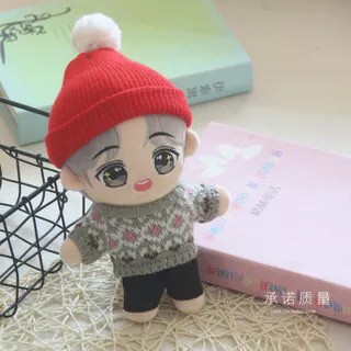 (Full) Doll BTS mắt sao áo thỏ hồng phụ kiện dành cho doll nhóm nhạc idol, anime chibi