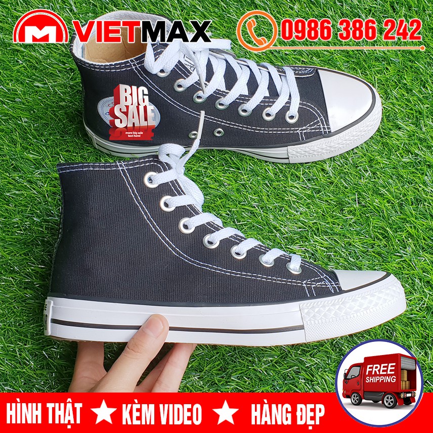 🔥 [SALE UP TO 50%] Giày Thể Thao Sneaker Classic Đen Trắng Cổ Cao | BigBuy360 - bigbuy360.vn