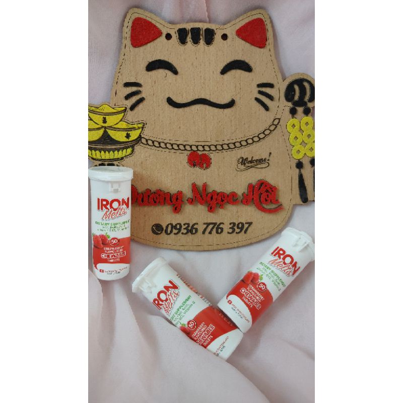 Sắt ngậm Iron Melt vị dâu Úc | BigBuy360 - bigbuy360.vn