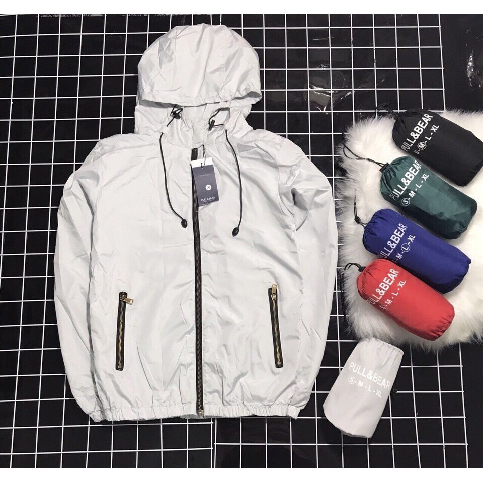 áo khoác dù pull&bear couple