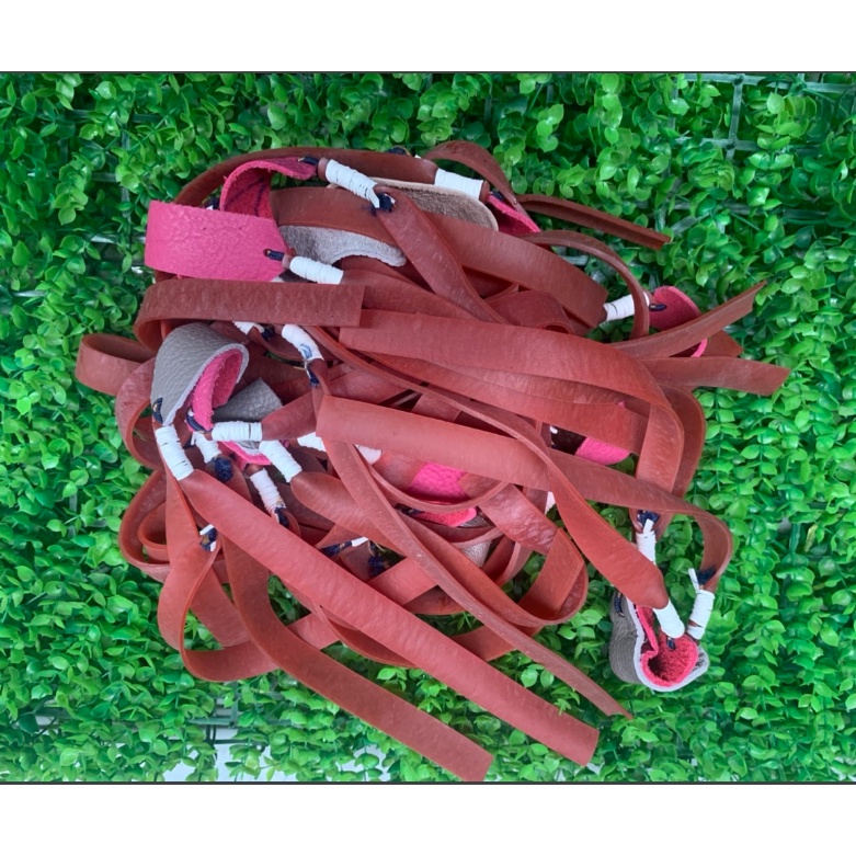 Dây ná cao su dây bắn sỏi đá dài 25cm dầy 2mm cột da cao cấp