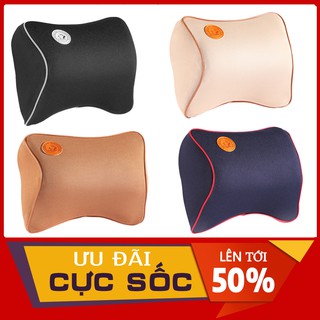 Gối tựa đầu ô tô xe hơi chất liệu cao su non không mùi cao cấp đúc nguyên khối siêu đàn hồi
