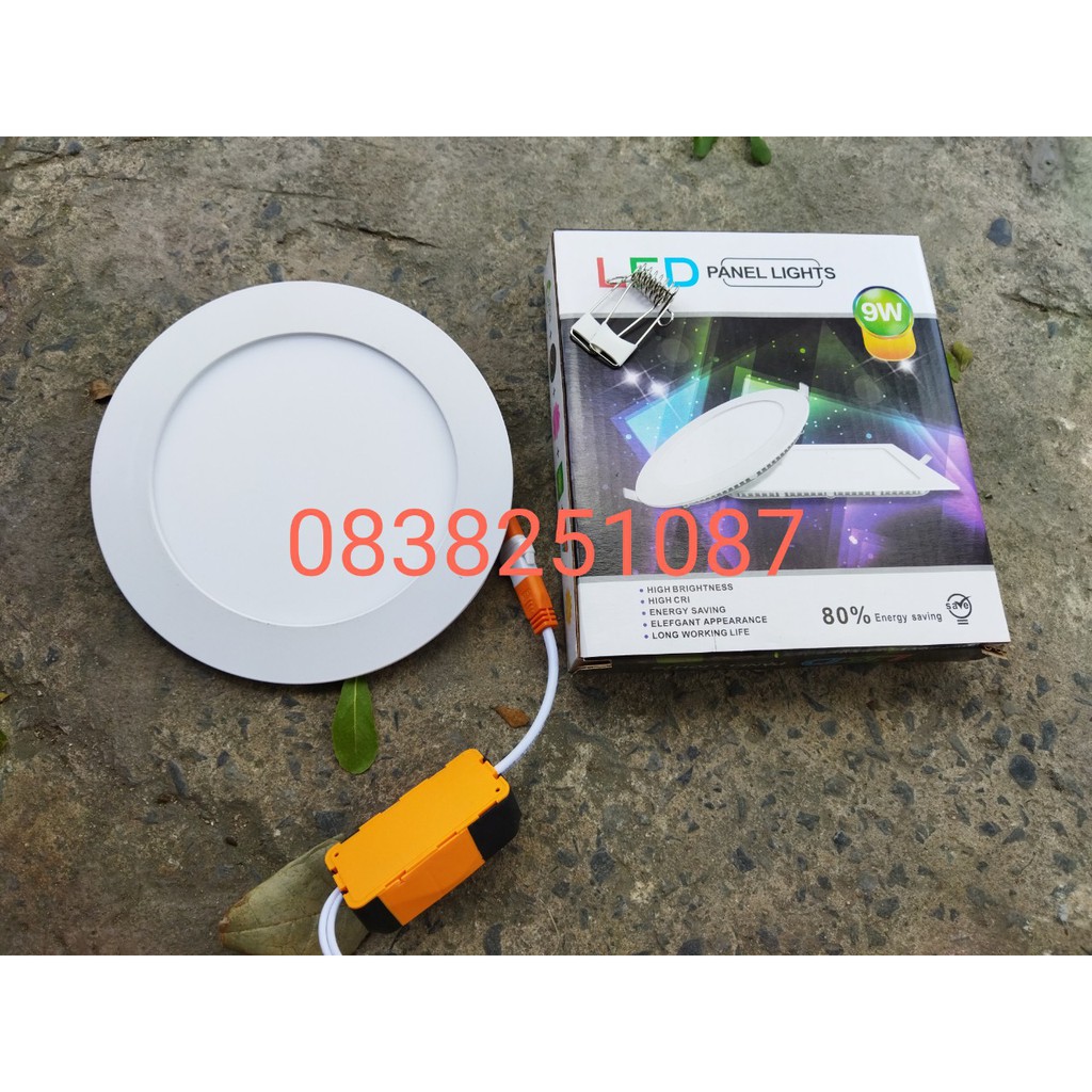 Đèn LED âm trần 9w khoét lỗ phi 130mm bảo hành 12 tháng