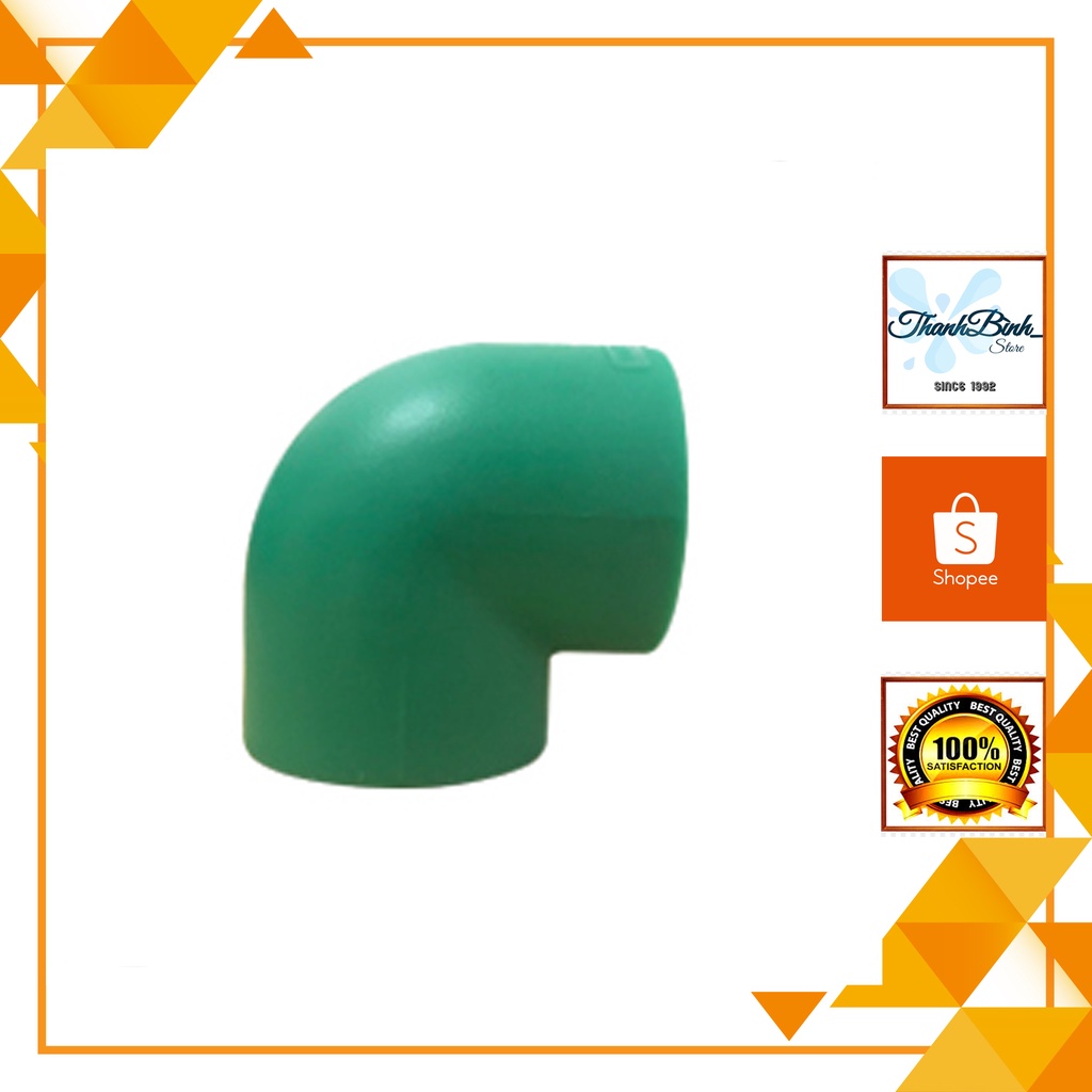 GÓC 40 NHIỆT/ CÚT 90 ĐỘ PPR EUROPIPE- PHI 40MM