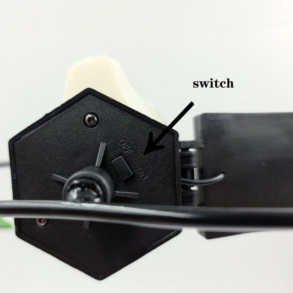 GOGOUP Chuông Gió Hình Chim Cú Bằng Nhựa Resin Chống Thấm Nước Có Đèn Độc Đáo