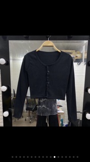 Áo croptop dài tay