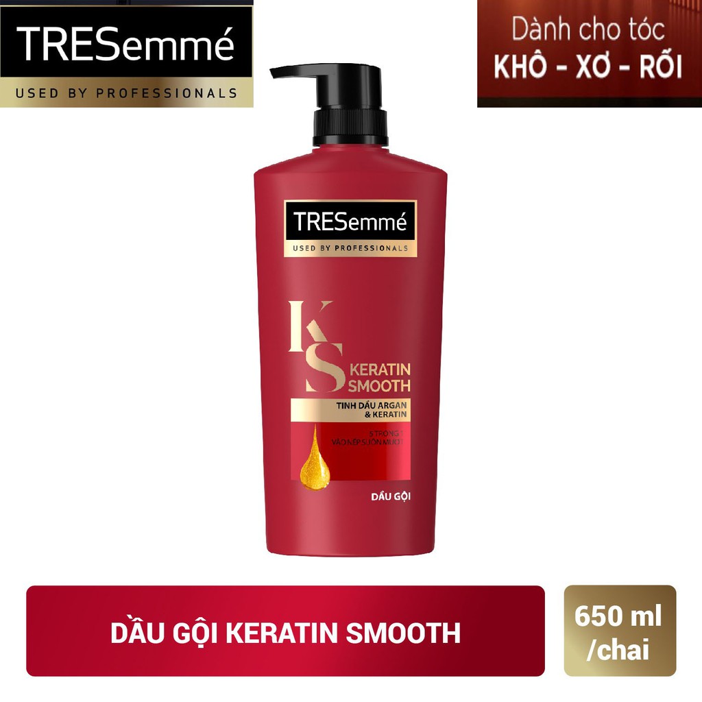 Dầu gội Tresemme Keratin Smooth 640g