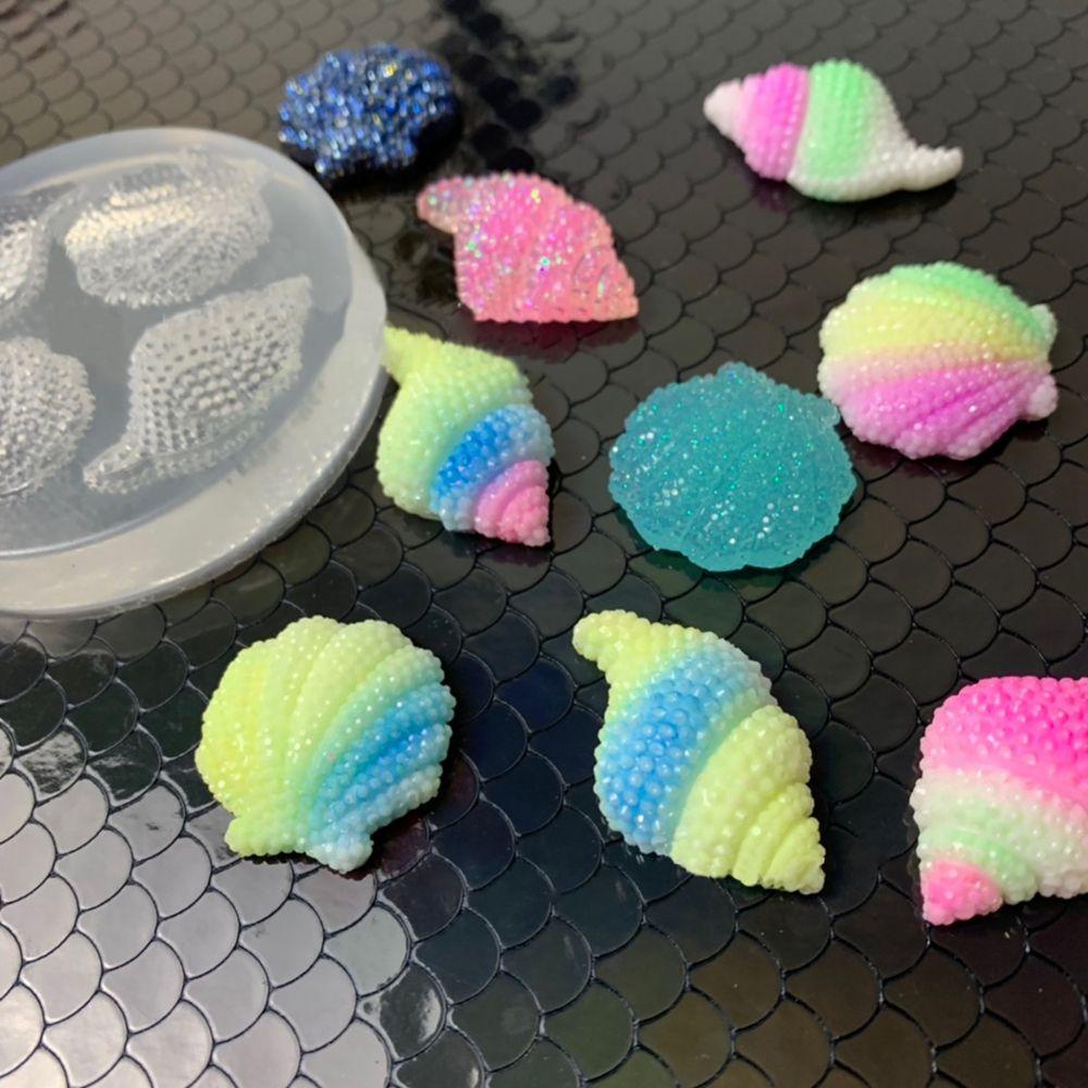 Khuôn Silicone Làm Sô Cô La An Toàn Không Dính Hình Ốc Sên