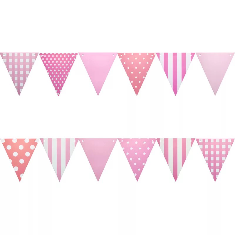 Set 12 Lá Cờ 2.5m NhiềU MàU TuyệT ĐẹP Trang Trí TiệC