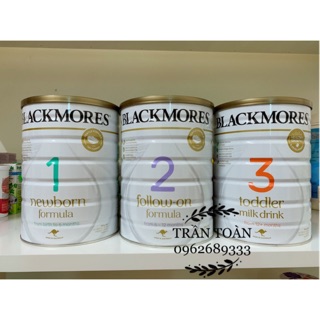 Sữa BLACKMORE 900gr đủ 3 số 1,2,3 ÚC.hàng sẵn mẫu mới
