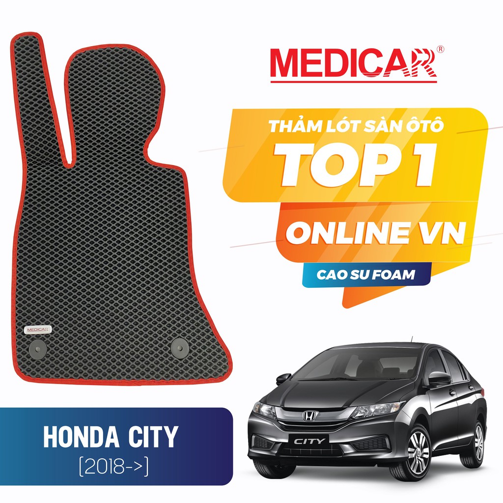 MEDICAR - Thảm lót sàn ô tô Honda City 2018 -> 2021