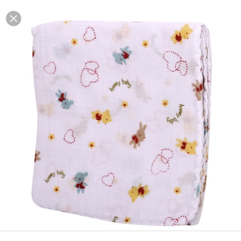 Set 10 Khăn xô sữa Nhật Chu Chu in hình đáng yêu cho bé