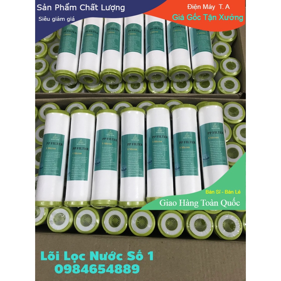 Combo Bộ 3 Lõi Lọc 1+2+3 Máy Lọc Nước R.O