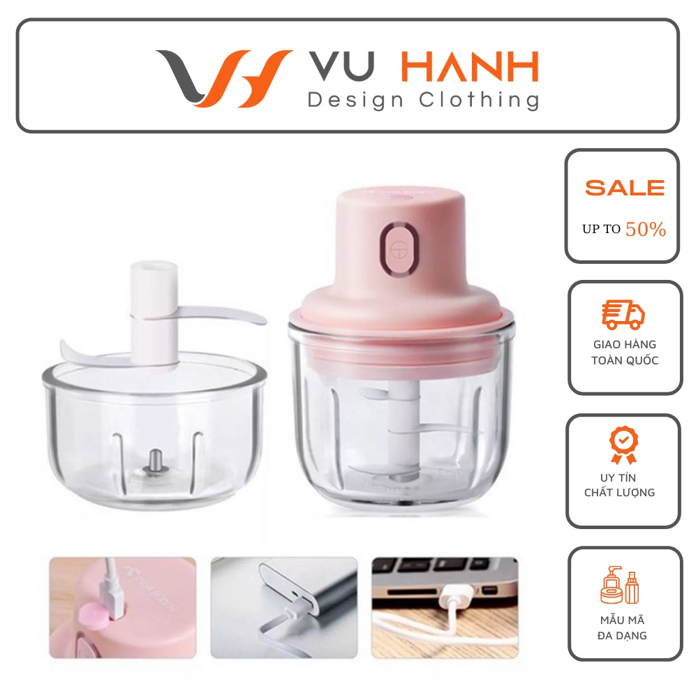 Máy Xay Tỏi Ớt Cầm Tay Mini Siêu Tiện Lợi | Shop Vũ Hạnh