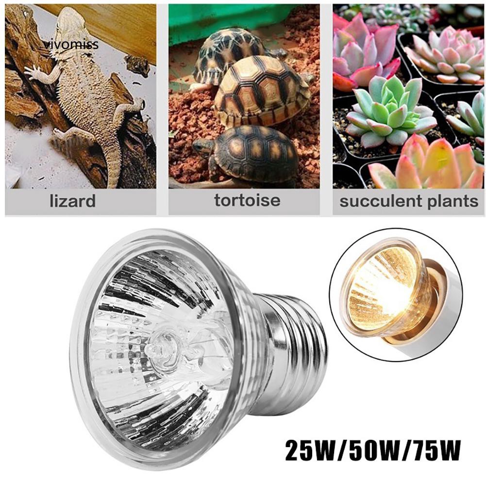 Bóng đèn LED phát nhiệt E27 25/50/75W 110V UVA + UVB cho thú nuôi bò sát