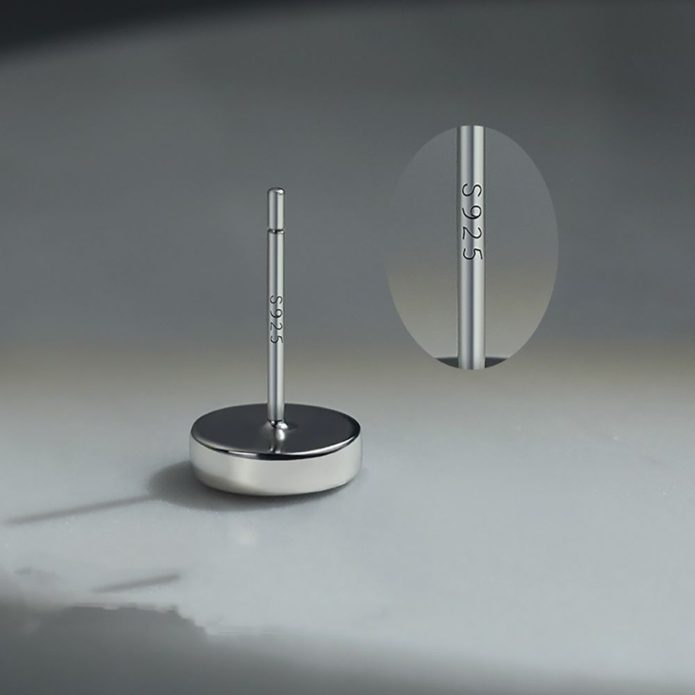 Khuyên tai dạng hạt đá màu đen phong cách hàn quốc thanh lịch cho nam