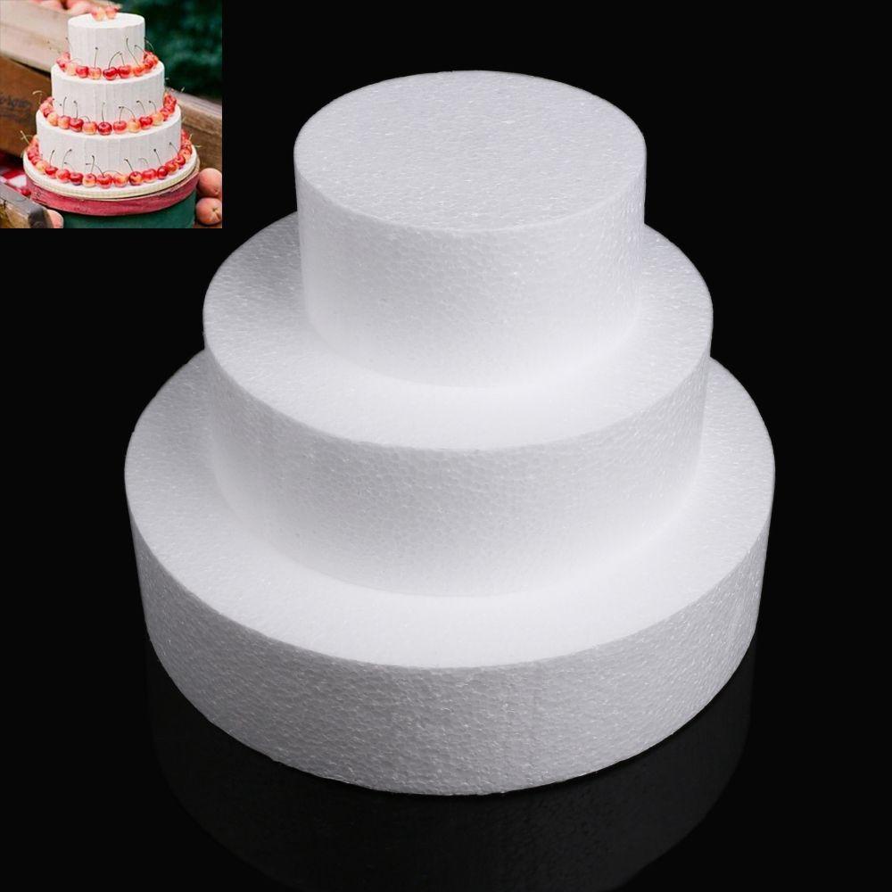 Khuôn Làm Bánh Kem Hình Tròn Bằng Xốp DIY