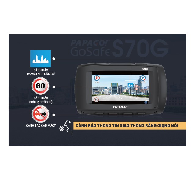 Bộ PAPAGO GOSAFE S70G (HÀNG CAO CẤP) | BigBuy360 - bigbuy360.vn