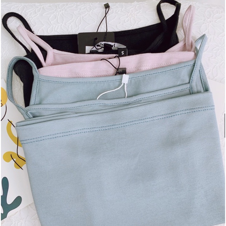 Áo Thun Cotton Hai Dây Cổ Ngang Mã AO240 | BigBuy360 - bigbuy360.vn