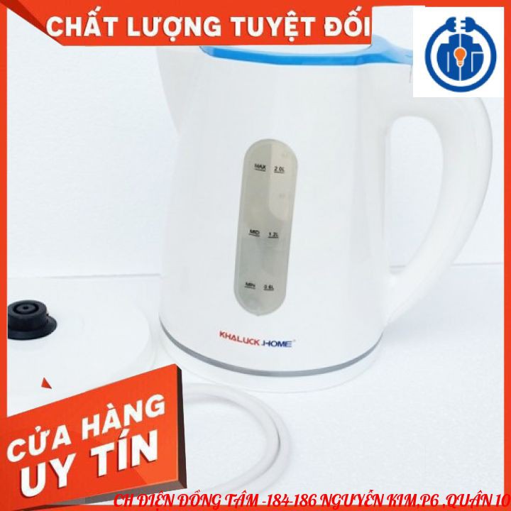 ⚡NOW SHIP 1H⚡ ẤM ĐUN SIÊU TỐC KHALUCK HOME KL-207 2.0 LÍT - 1148