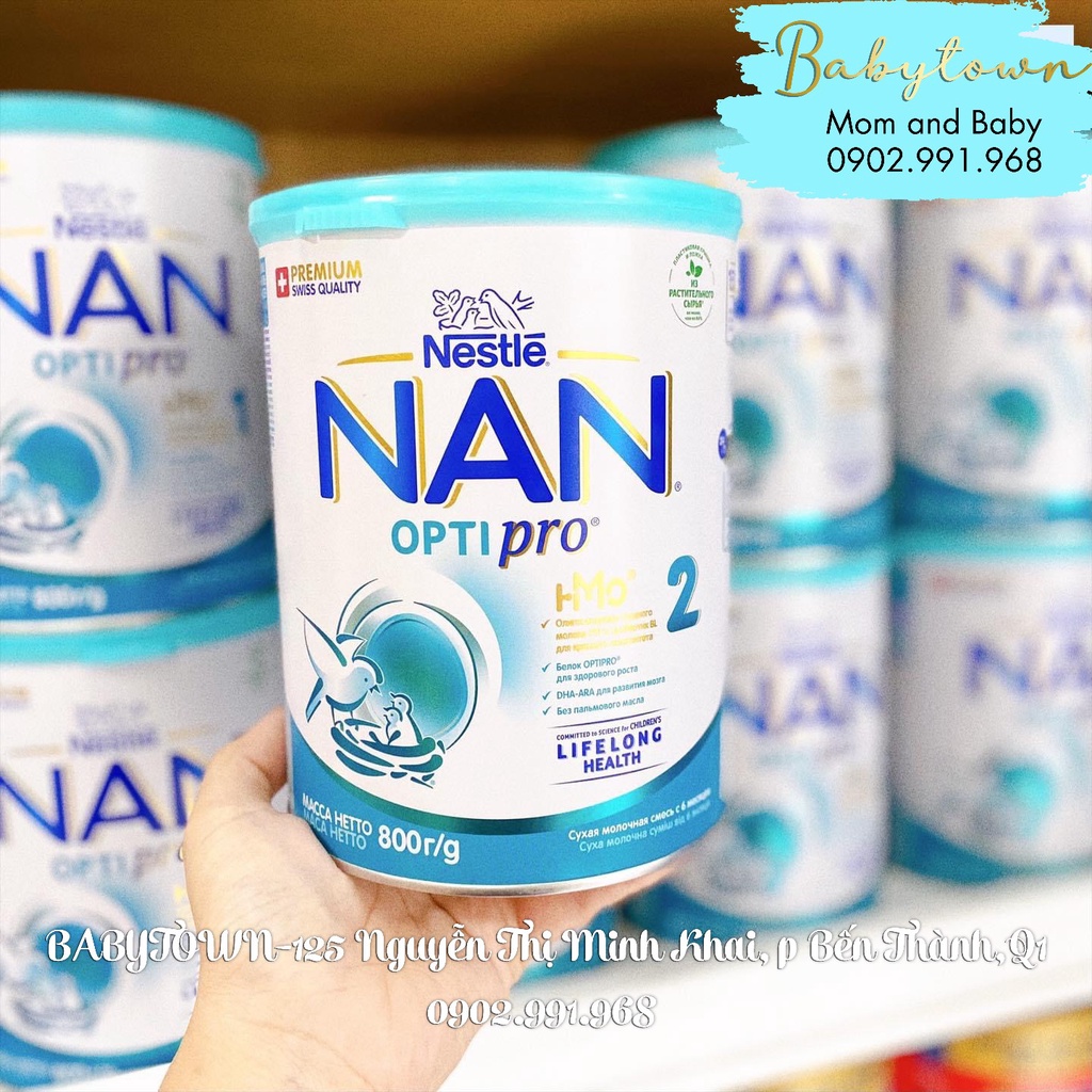 Sữa Nan Nga đủ số 1,2,3,4 lon 800g/400g