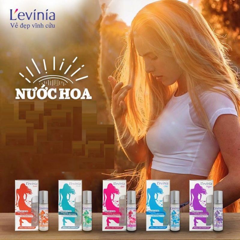 Nước hoa dạng lăn Levinia 9ml