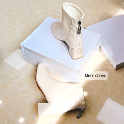 Min's Shoes - Giày Bốt Da Bốt 100