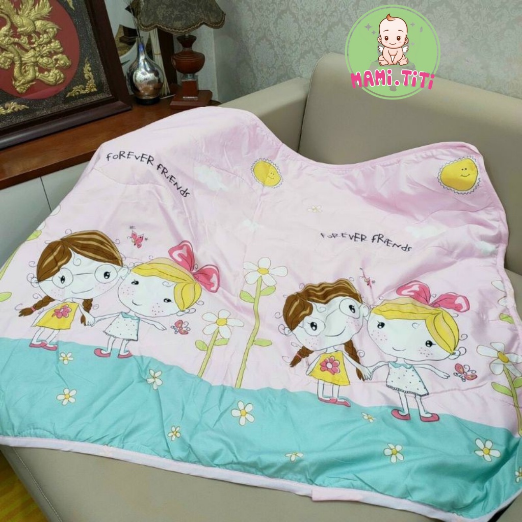 Chăn cho bé, chăn đũi xuất NHẬT CHO BÉ Chất liệu COTTON - MAMI TITI