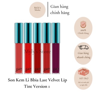 Son kem lì Bbia Last Velvet Lip Tint Version 1 (5 màu) 5g - mylysstoredn