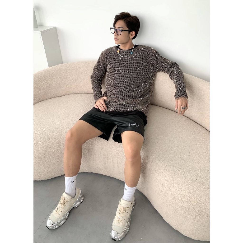 Áo ZOMBIE® Mesh Longsleeve - Brown