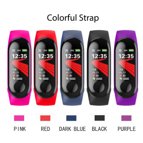 Đồng Hồ Thông Minh Đa Năng Theo Dõi Tình Trạng Sức Khỏe m3plus ip67