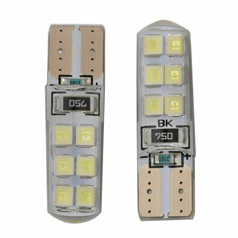 Bộ 10 Đèn Xenon T10 W5W 12-smd 2835 Chất Lượng Cao
